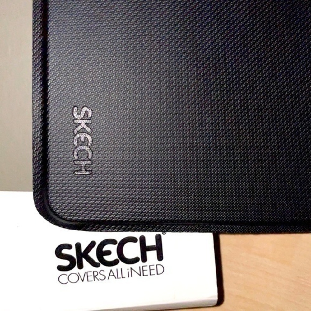 NWT Skech universal case for 7-8” tablet flip cover + stand position black grey - Picture 3 of 12